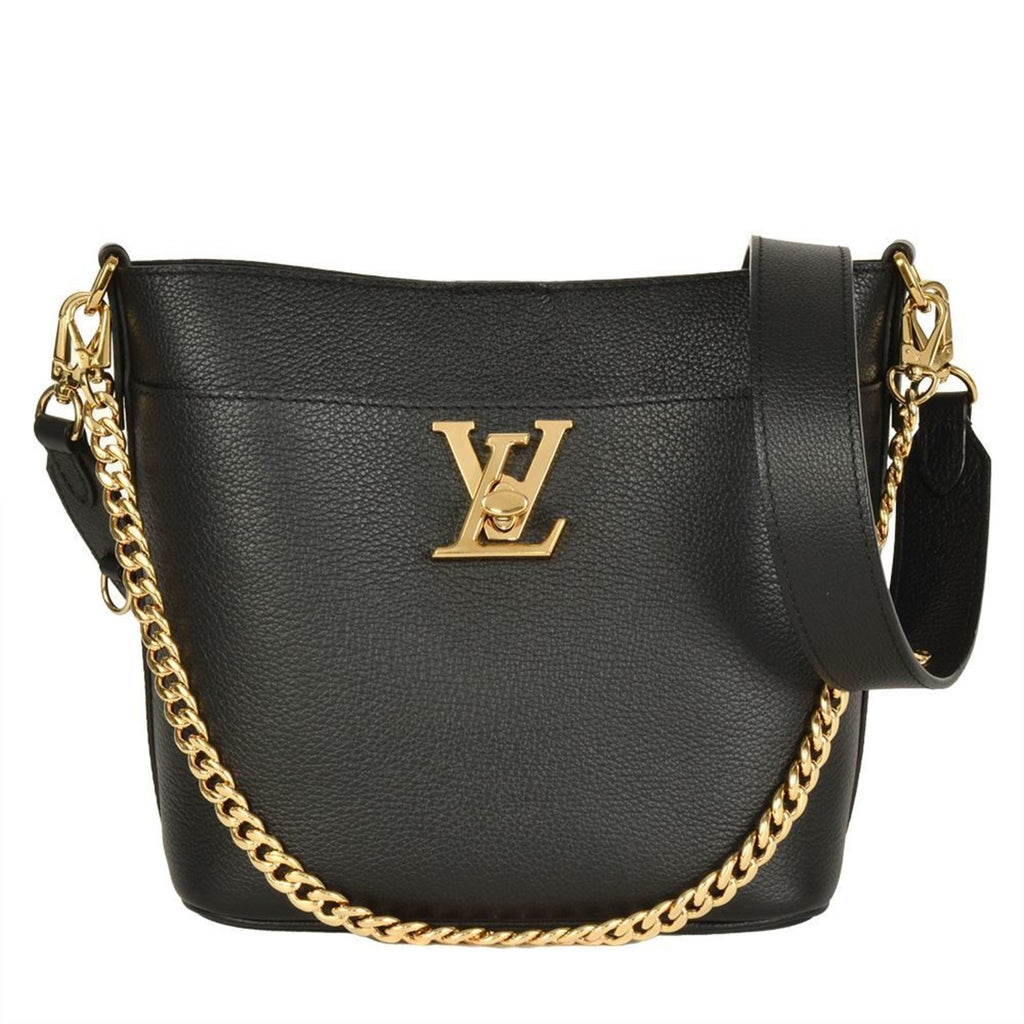 Louis Vuitton Black Noir Leather Shoulder Bag