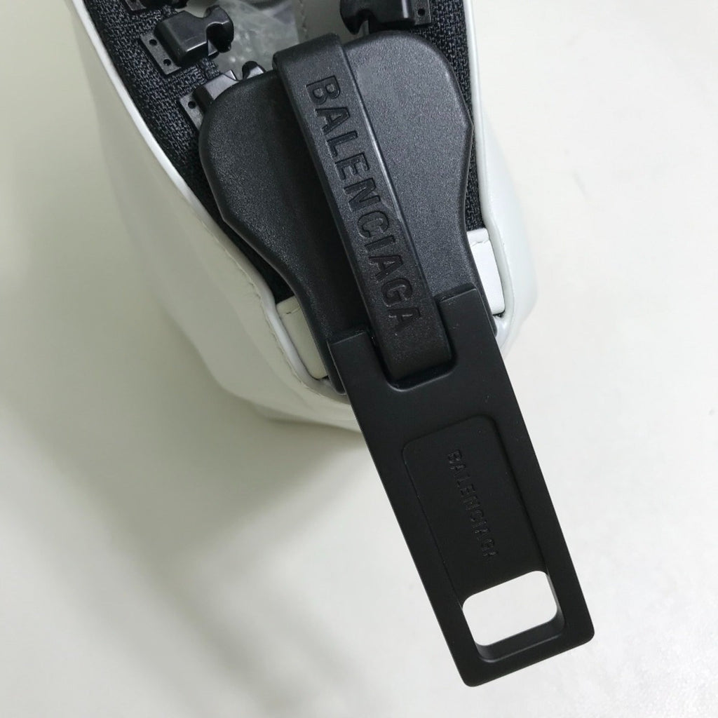 Balenciaga White Leather Hand