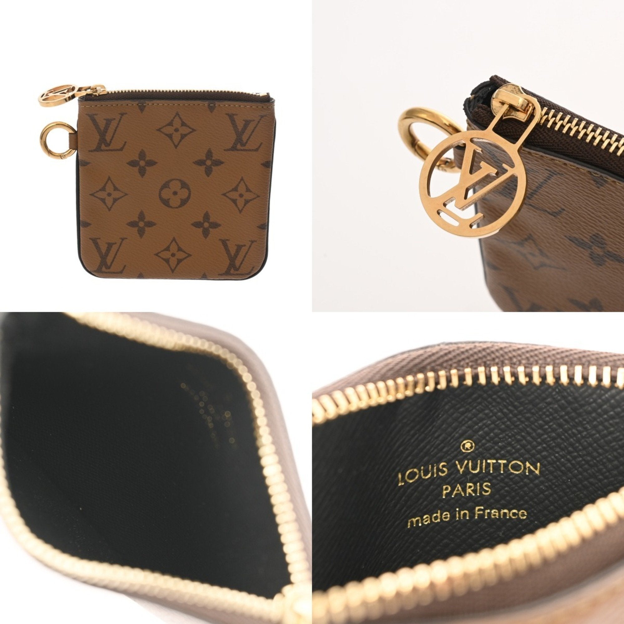 Louis Vuitton Brown Camel Monogram Canvas Pochette Pouch