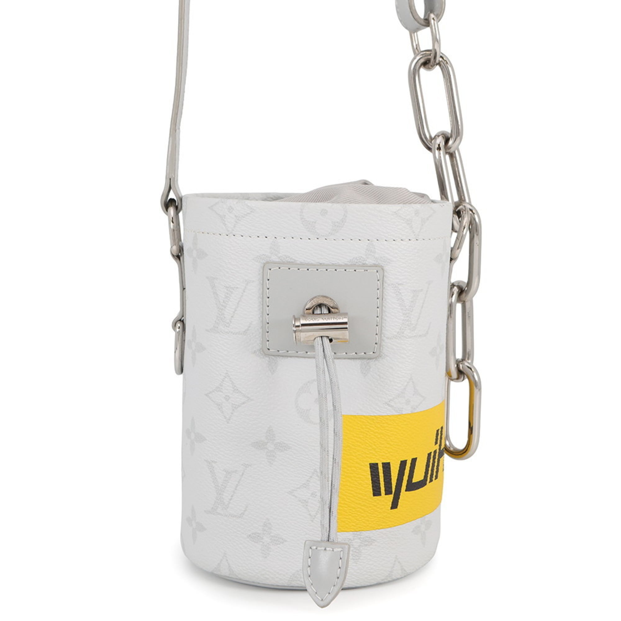 Louis Vuitton Gray Monogram White Monogram Shoulder Bag