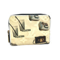 Louis Vuitton Black White Patent Leather Coin Purse/Coin Case