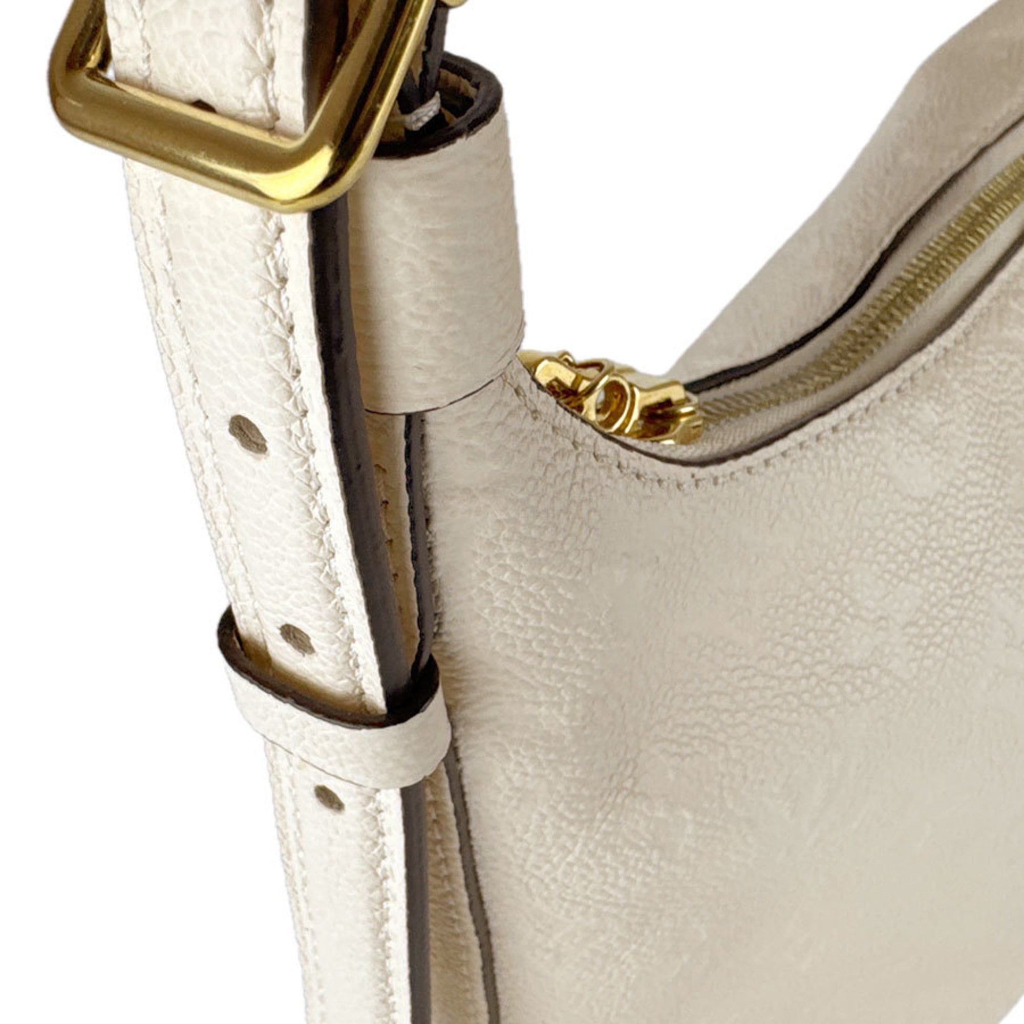 Louis Vuitton Cream Monogram Empreinte Shoulder Bag