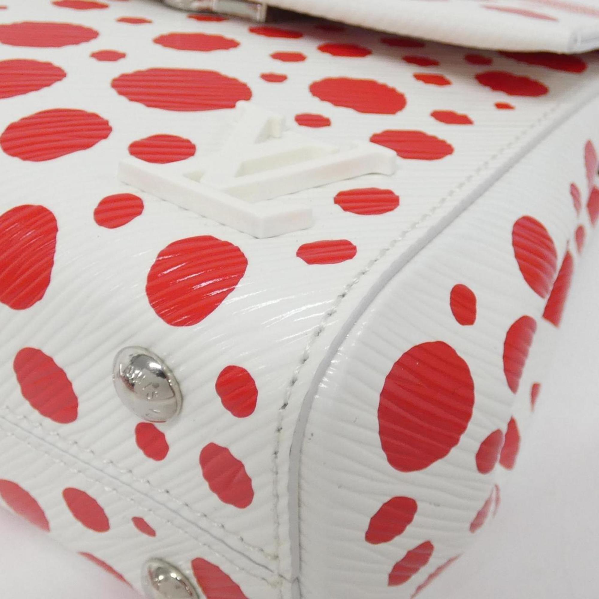 Louis Vuitton Blanc Rouge White Leather Handbag