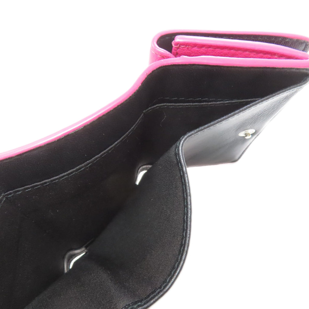 Balenciaga Pink Leather Wallet (Tri-Fold)