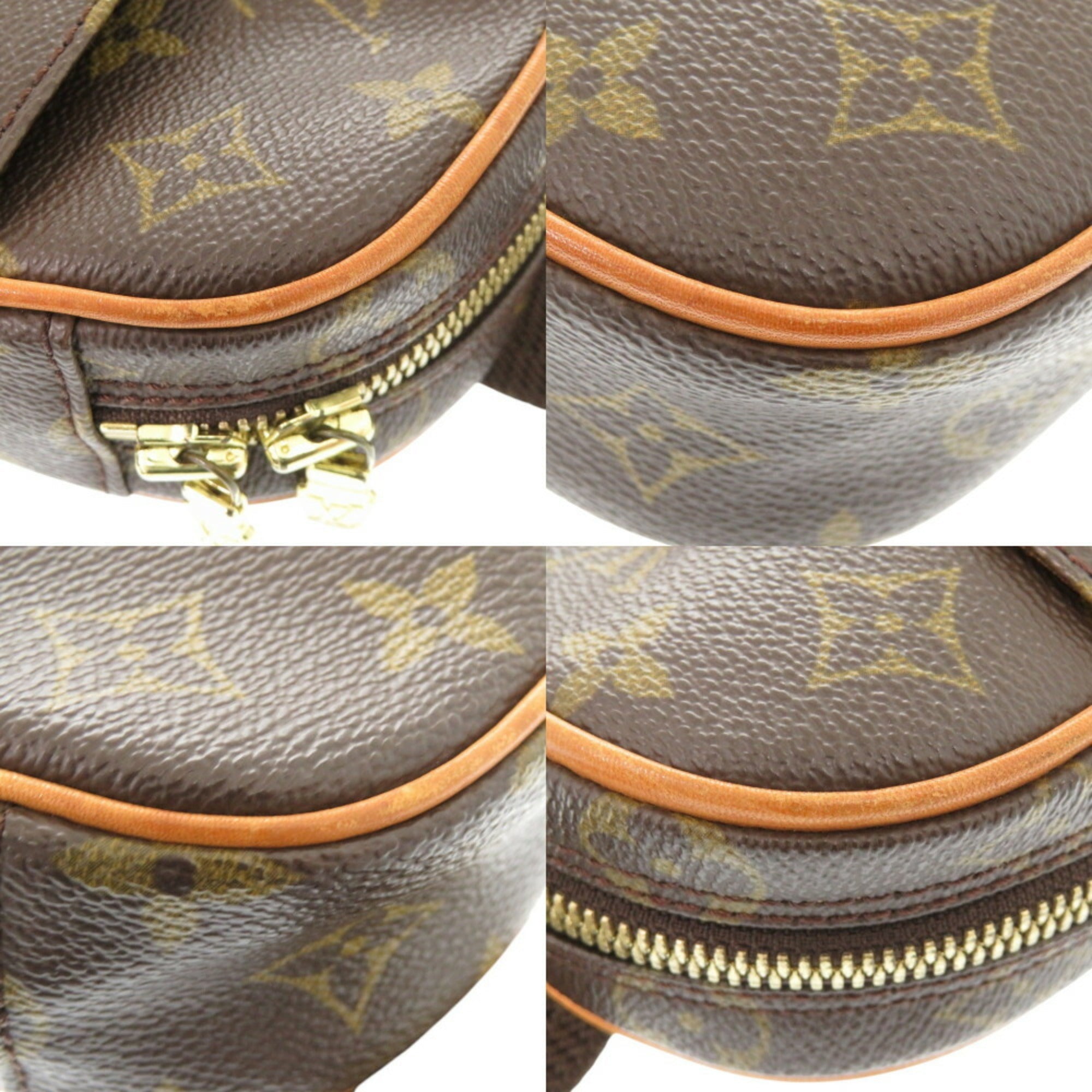 Louis Vuitton Brown Monogram Pochette Sling Bag