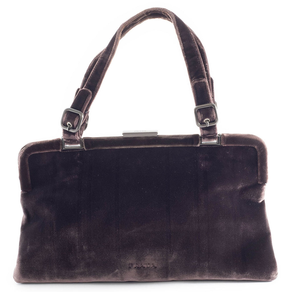 Prada Dark Brown Leather Handbag