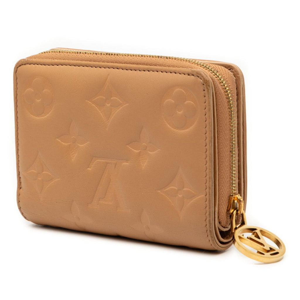 Louis Vuitton Brown Camel Leather Wallet