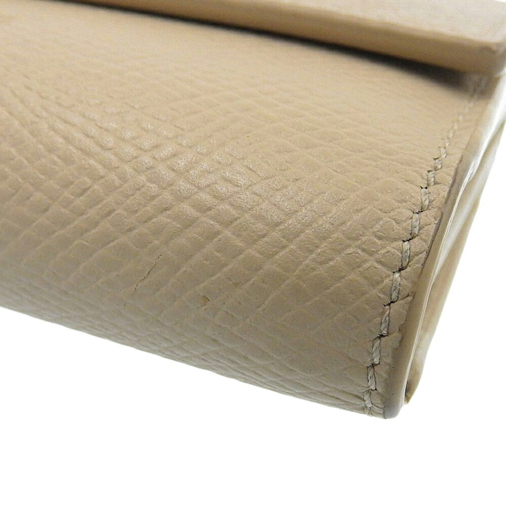 Celine Beige Leather Wallet (Tri-Fold)