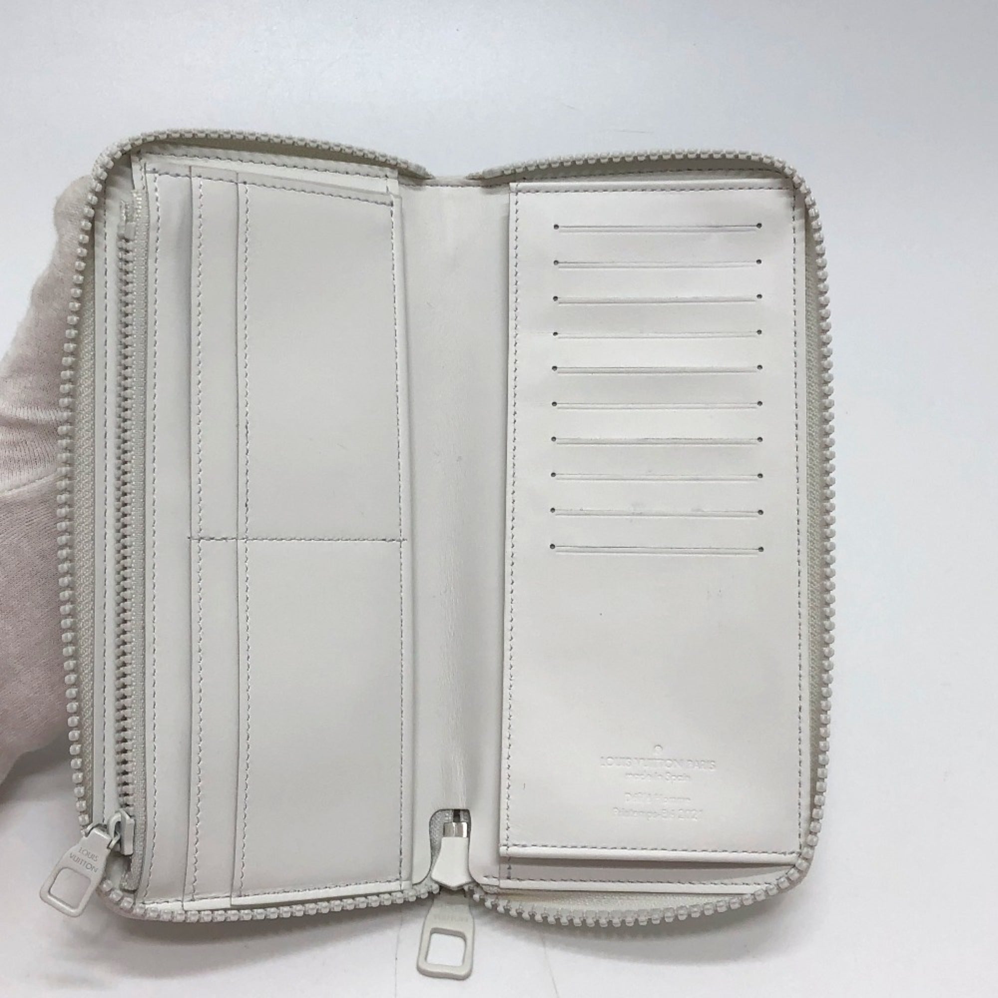 Louis Vuitton Monogram White Long Wallet