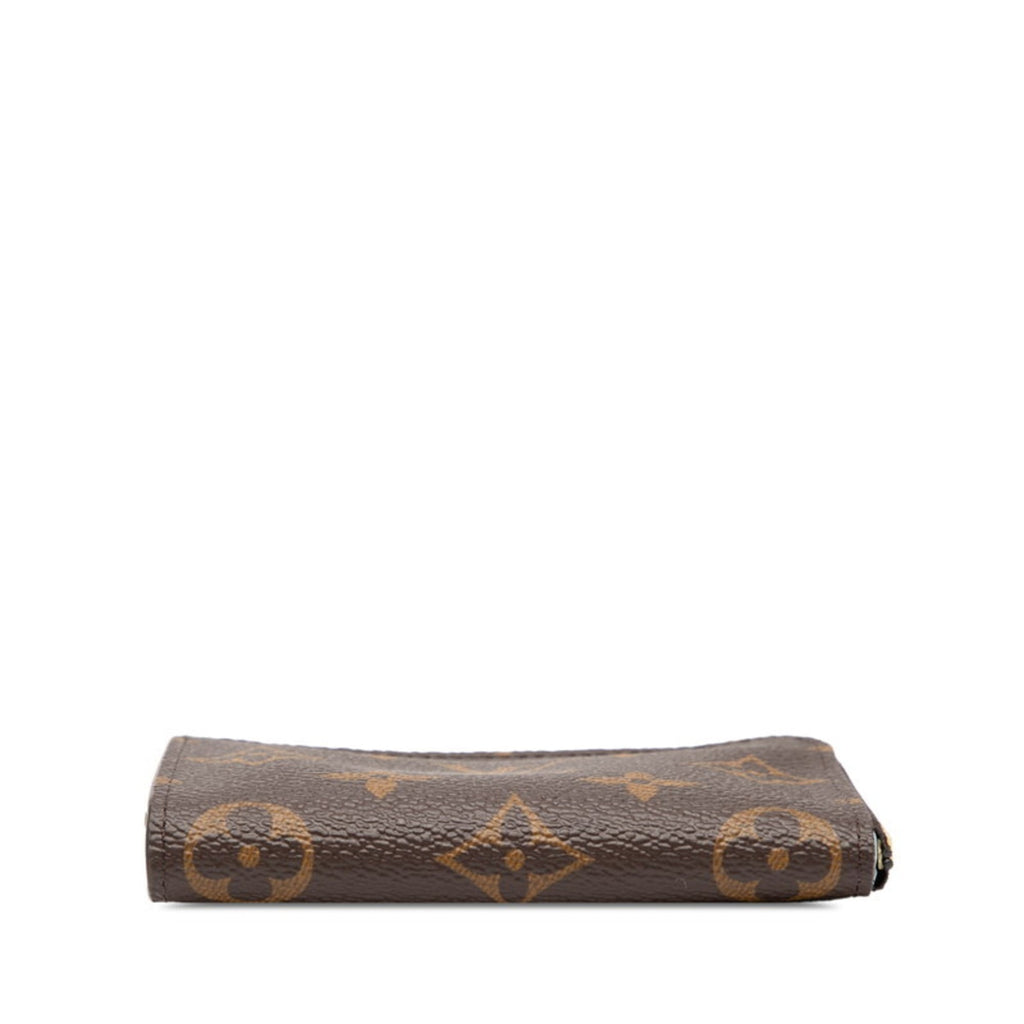 Louis Vuitton Brown Pvc Leather Coin Purse/Coin Case