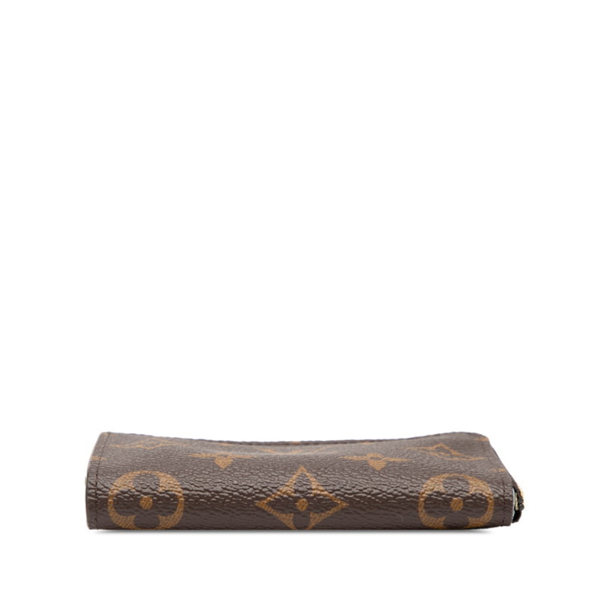 Louis Vuitton Brown Pvc Leather Coin Purse/Coin Case