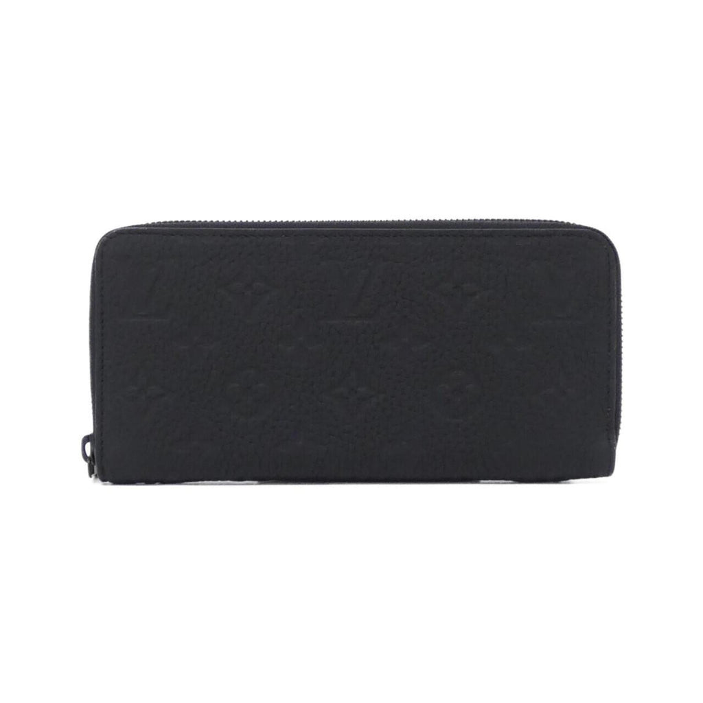 Louis Vuitton Black Leather Long Wallet