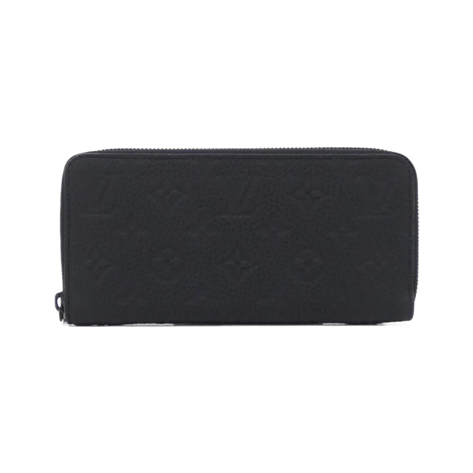 Louis Vuitton Black Leather Long Wallet