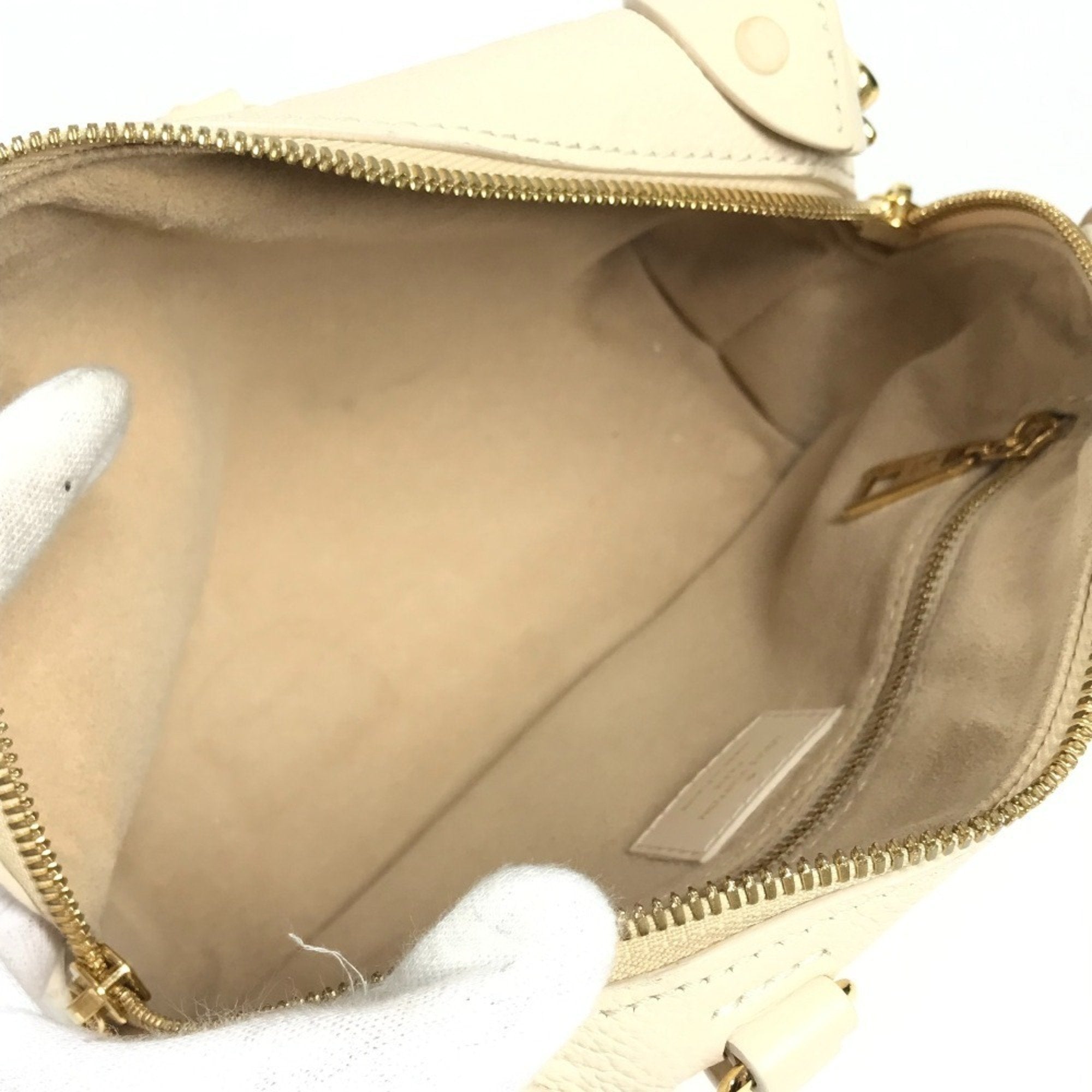 Louis Vuitton White Monogram Empreinte Handbag