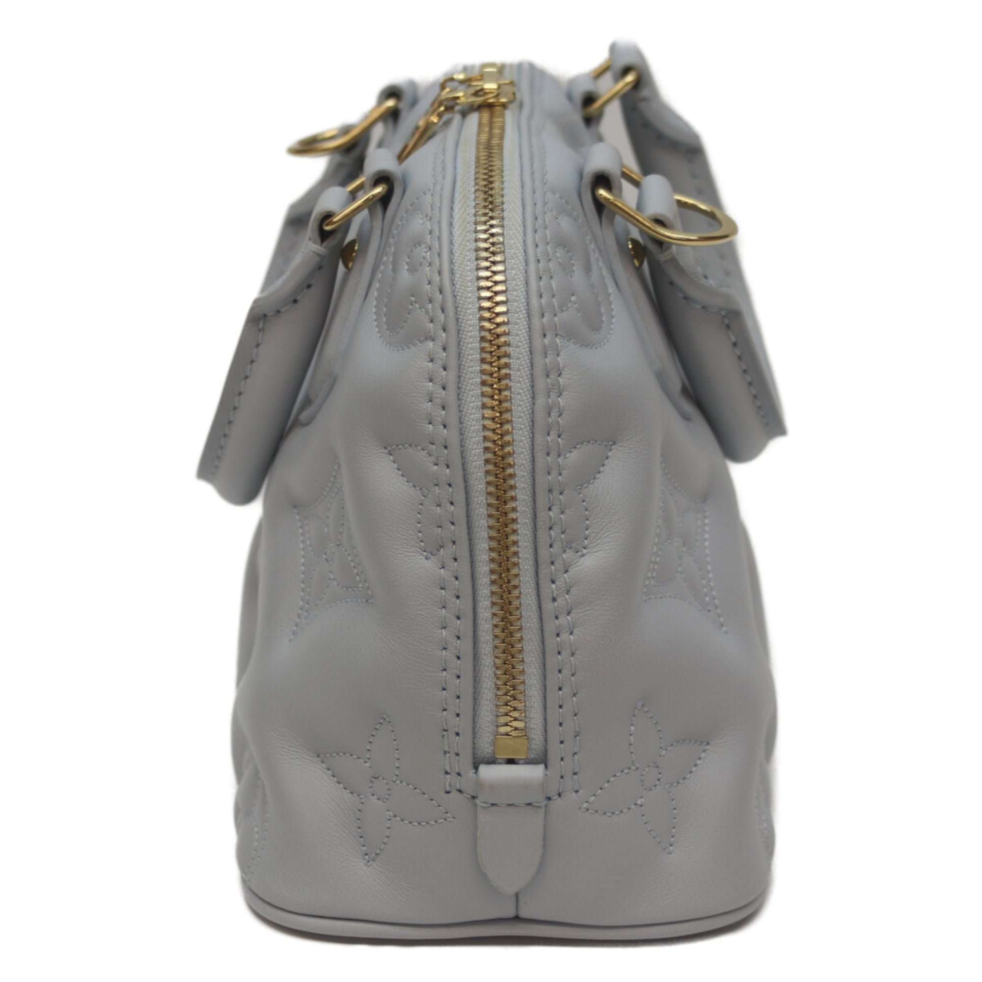 Louis Vuitton Blue Leather Handbag