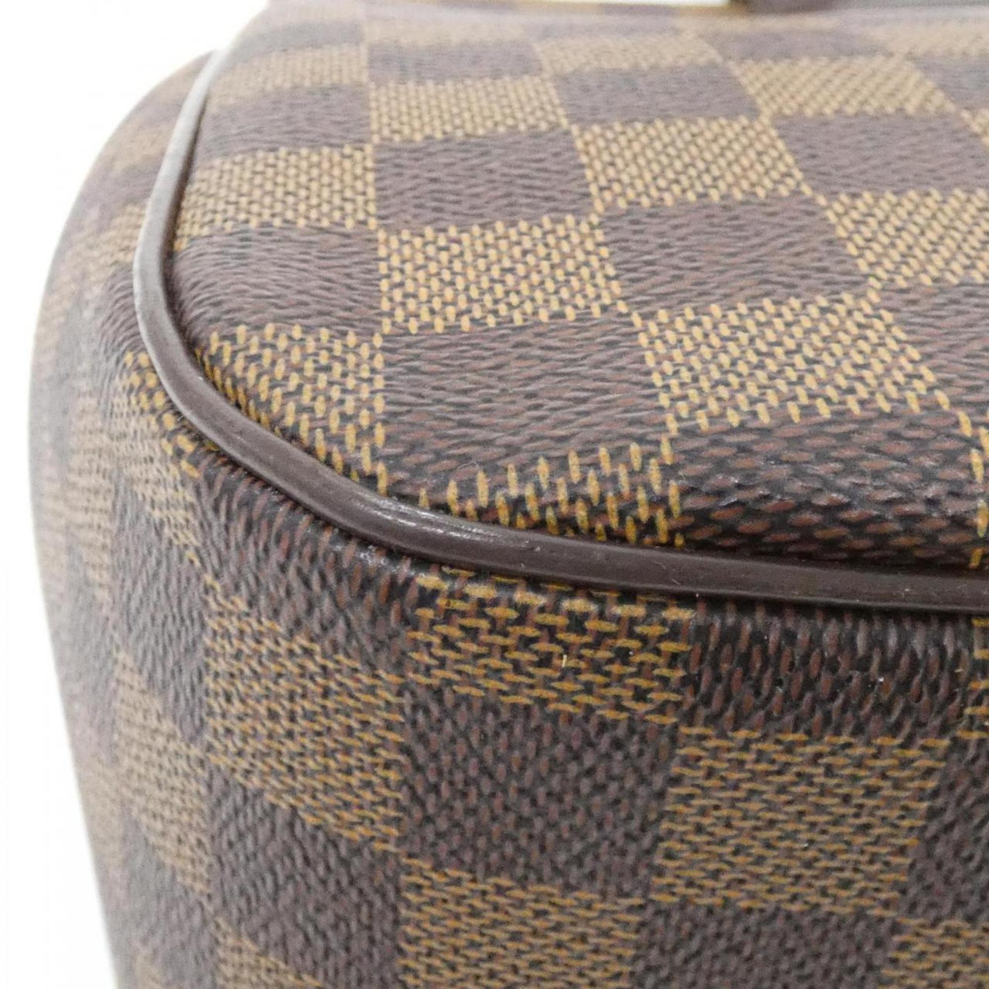 Louis Vuitton Brown Coated Canvas Handbag