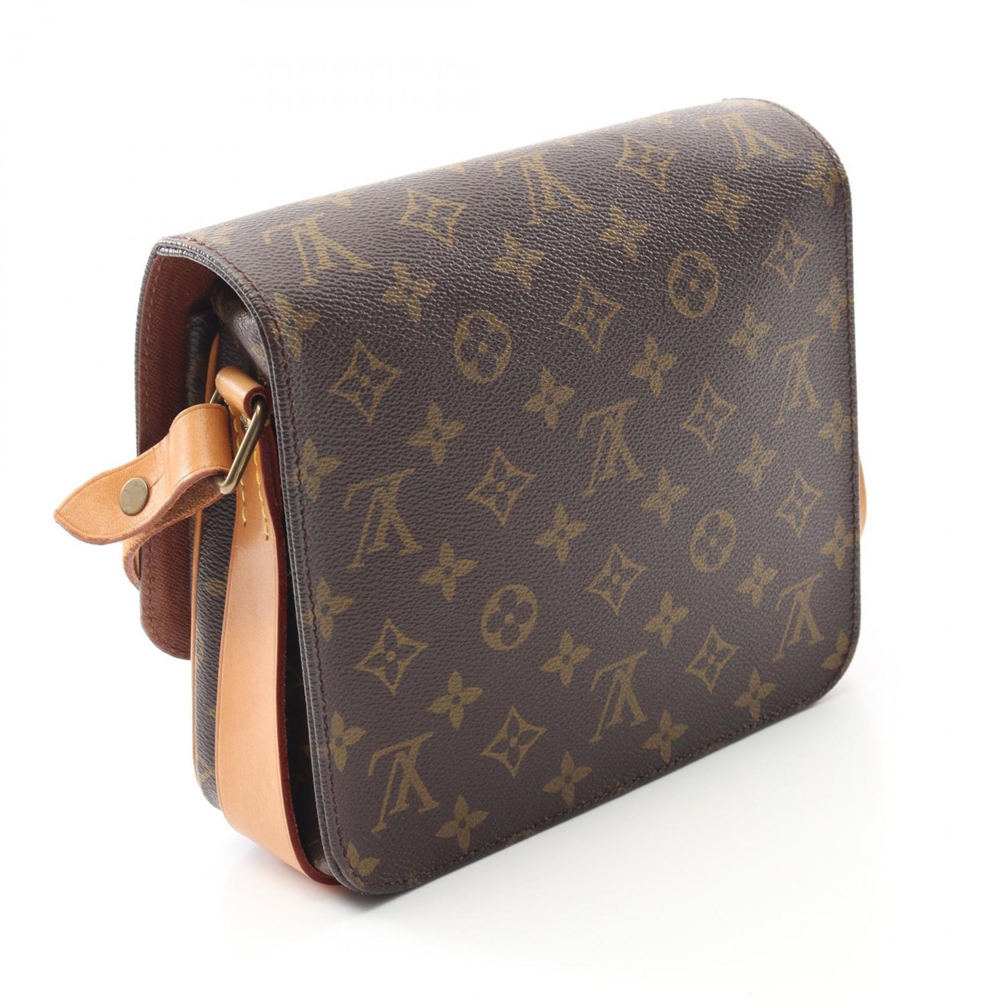 Louis Vuitton Brown Coated Canvas Pvc Leather Shoulder Bag