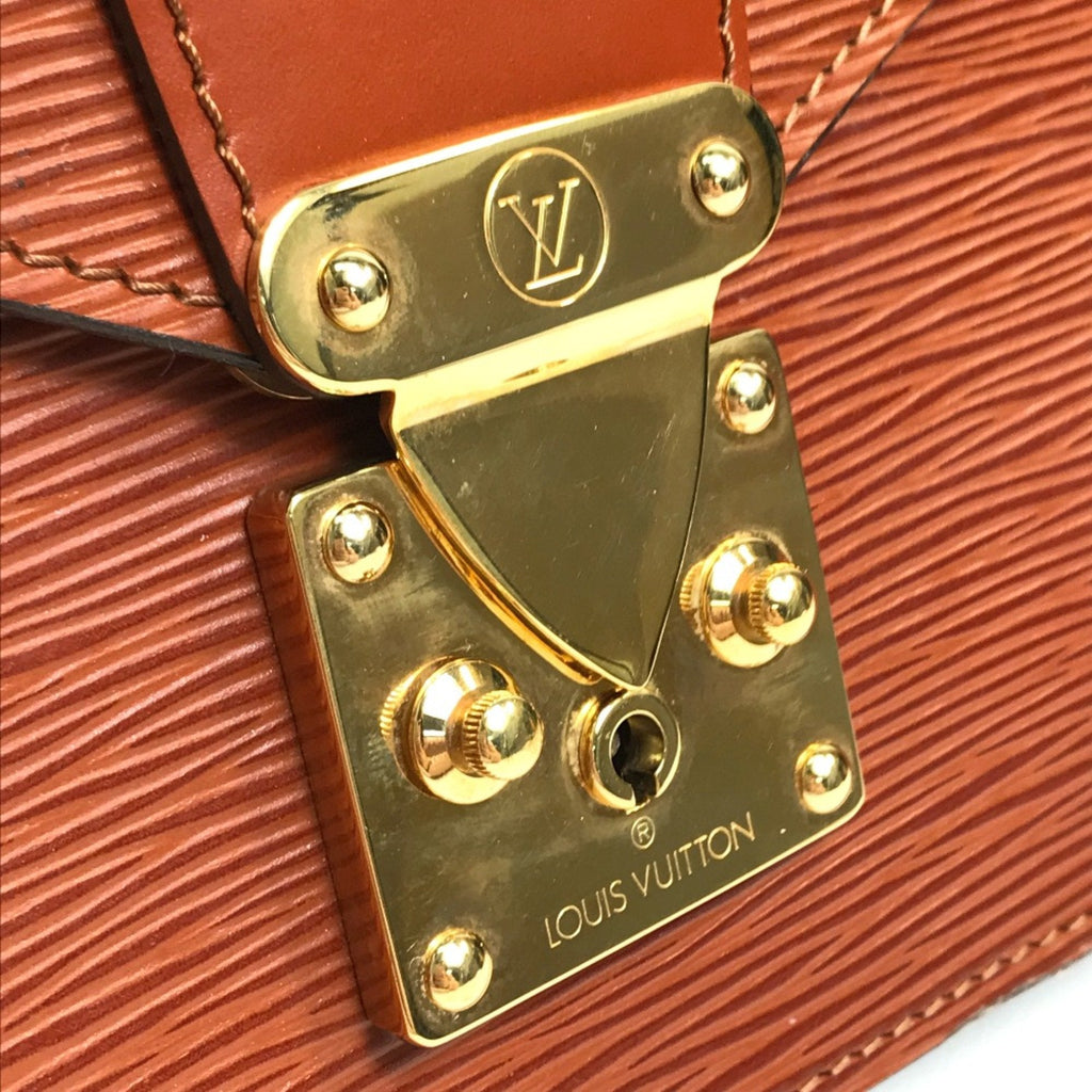 Louis Vuitton Brown Leather Handbag