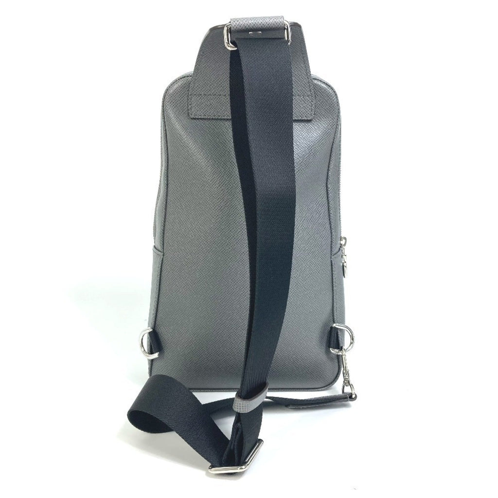 Louis Vuitton Taiga Gray Gris Taiga Leather Shoulder Bag