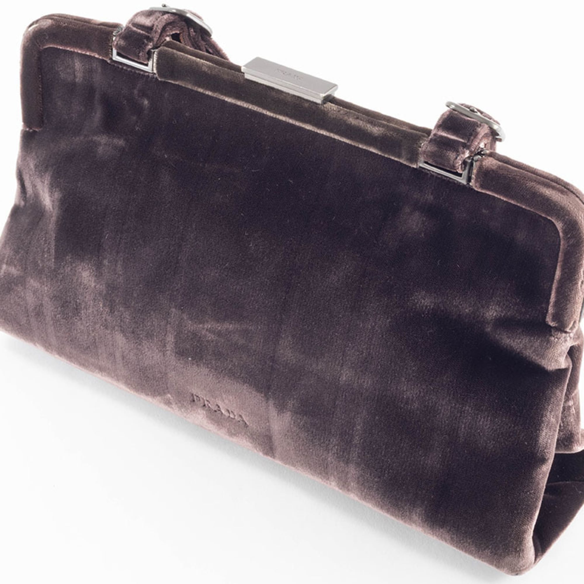Prada Dark Brown Leather Handbag