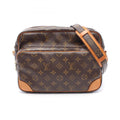Louis Vuitton Brown Monogram Pvc Coated Canvas Leather Shoulder Bag