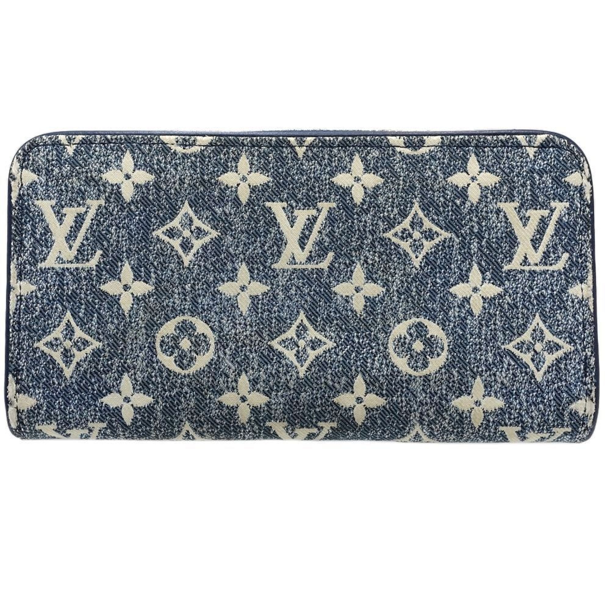 Louis Vuitton Monogram Blue Canvas Long Wallet