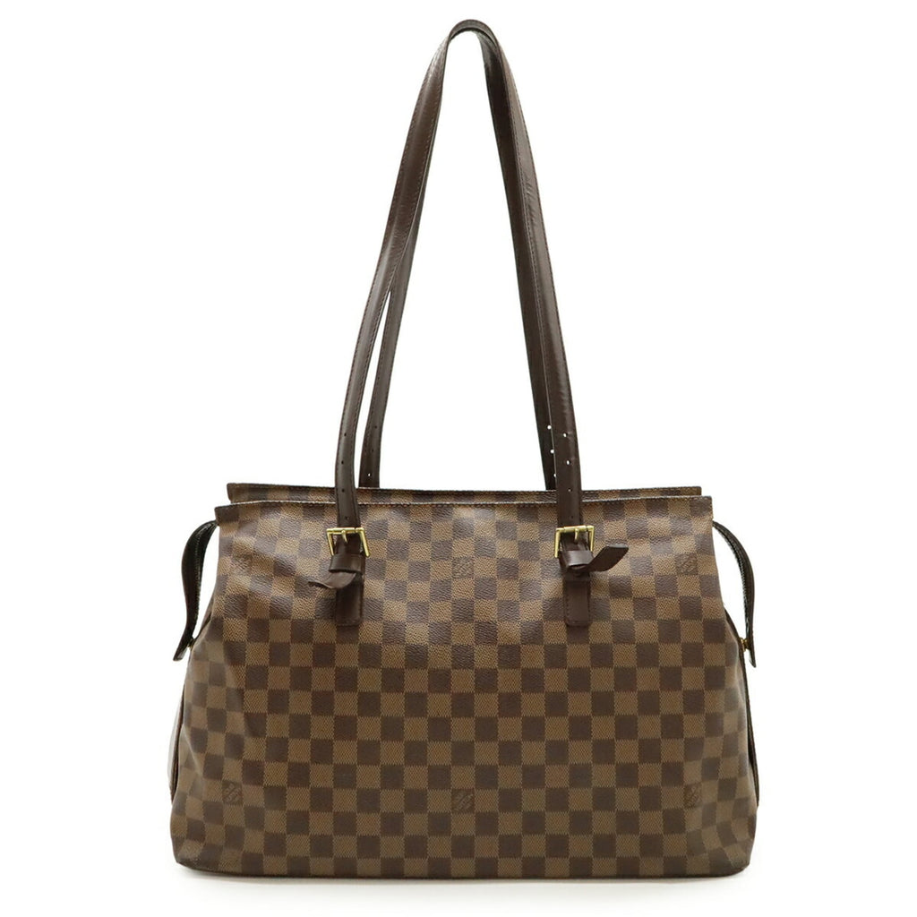Louis Vuitton Damier Brown Pvc Shoulder Bag Tote Bag