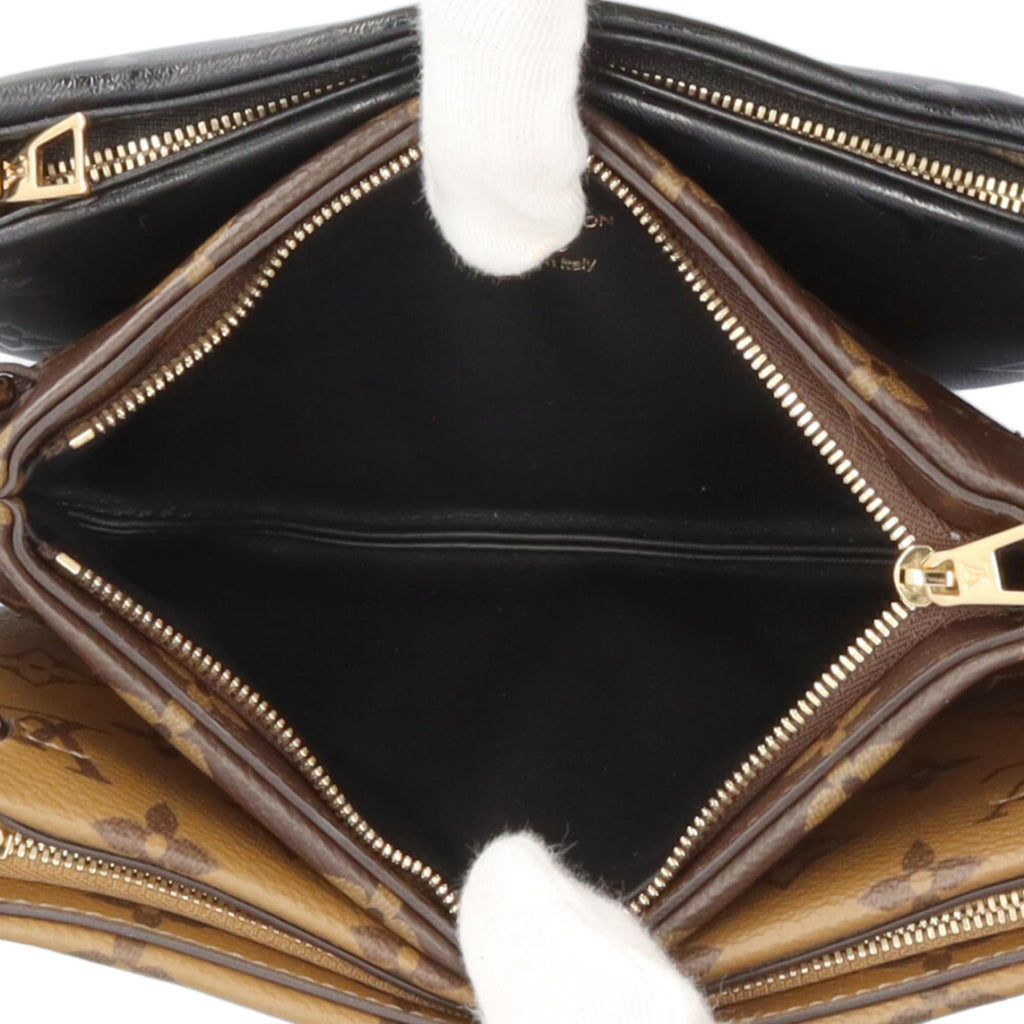 Louis Vuitton Monogram Brown Monogram Monogram Reverse Monogram Monogram Reverse Pochette Shoulder Bag