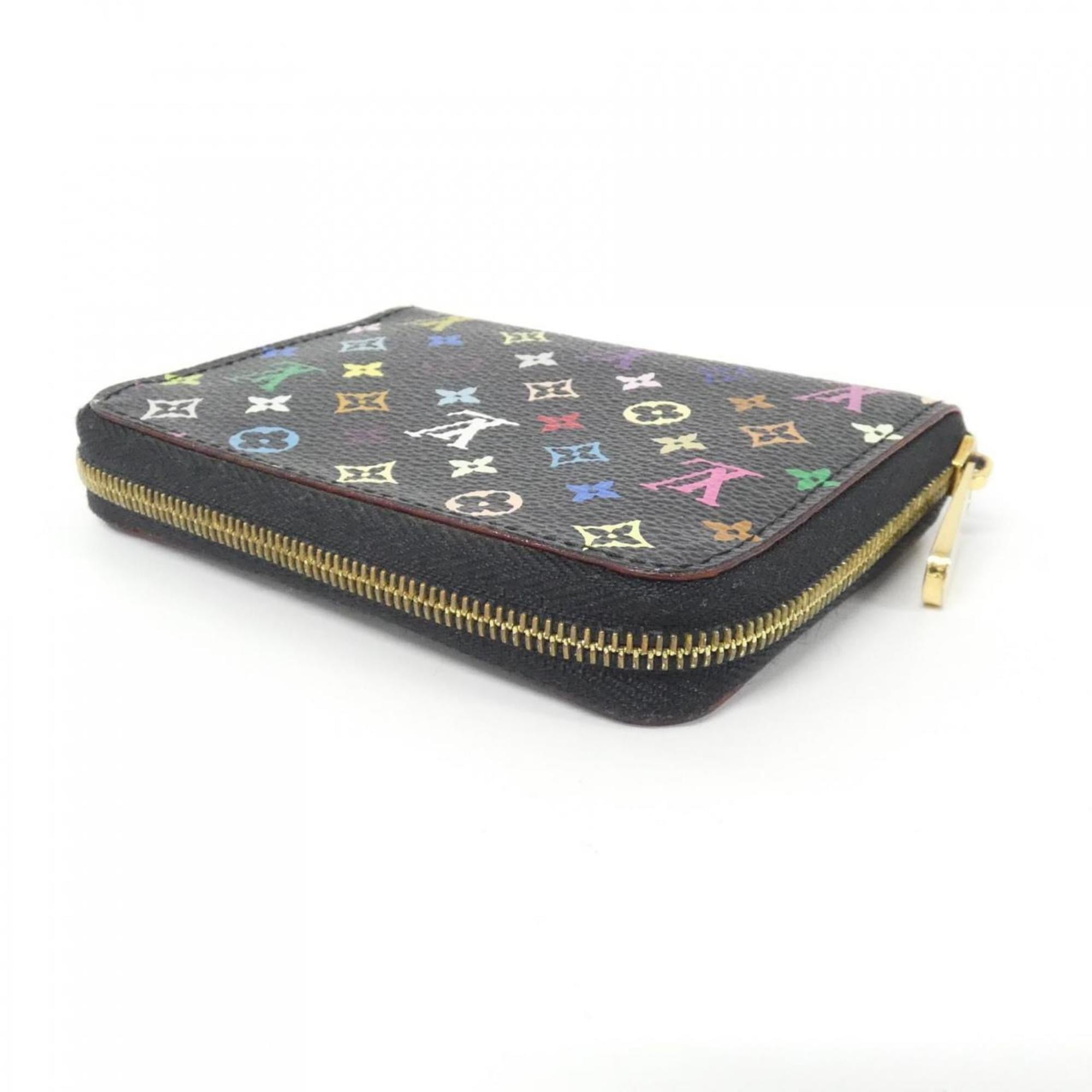 Louis Vuitton Black Grenade Coated Canvas Coin Purse/Coin Case