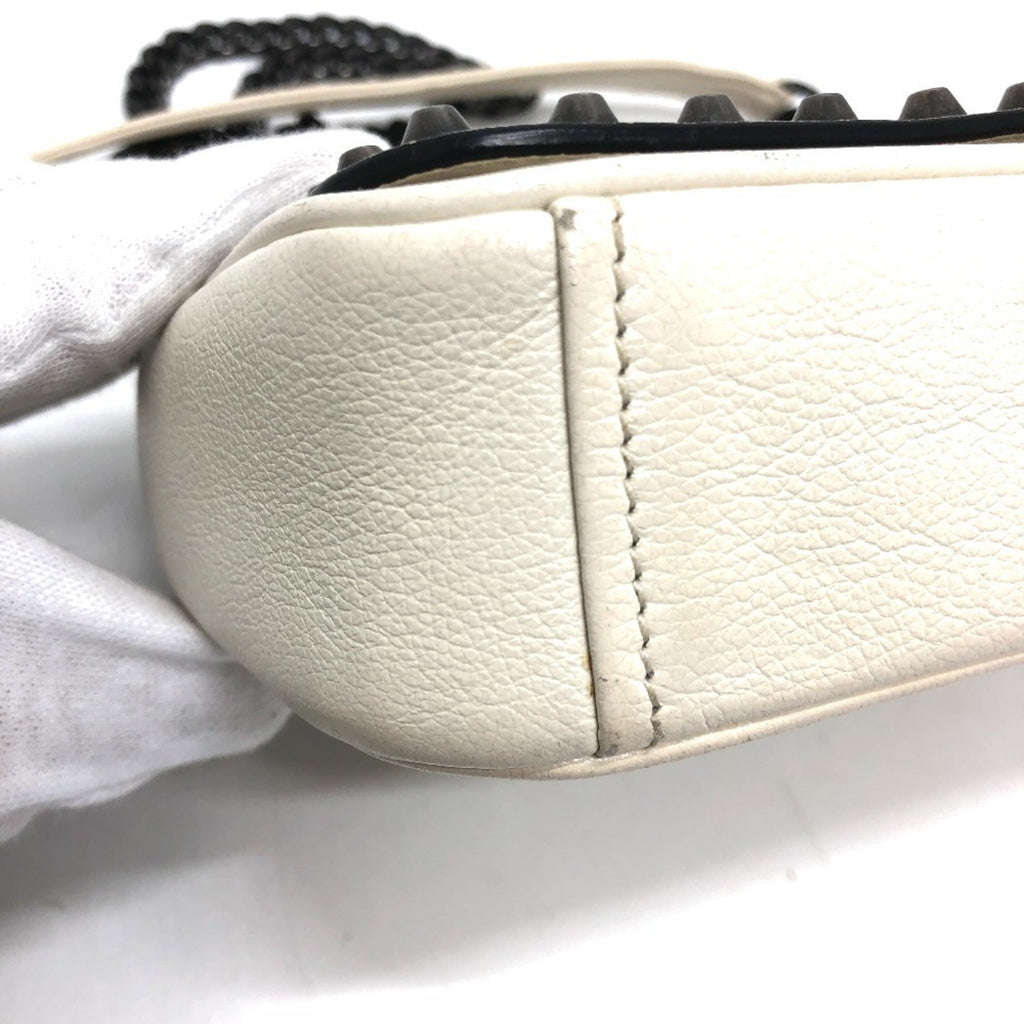 Prada White Leather Shoulder Bag