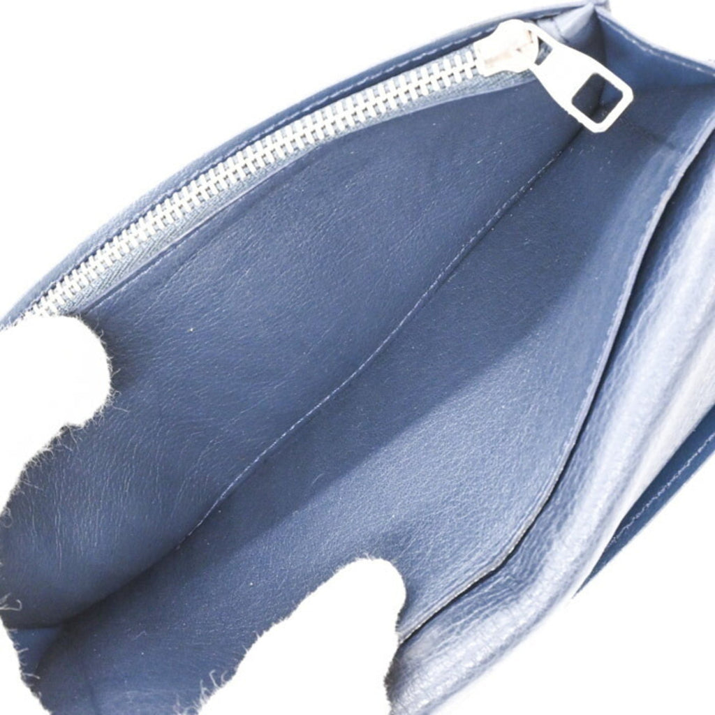 Louis Vuitton Navy Leather Long Wallet