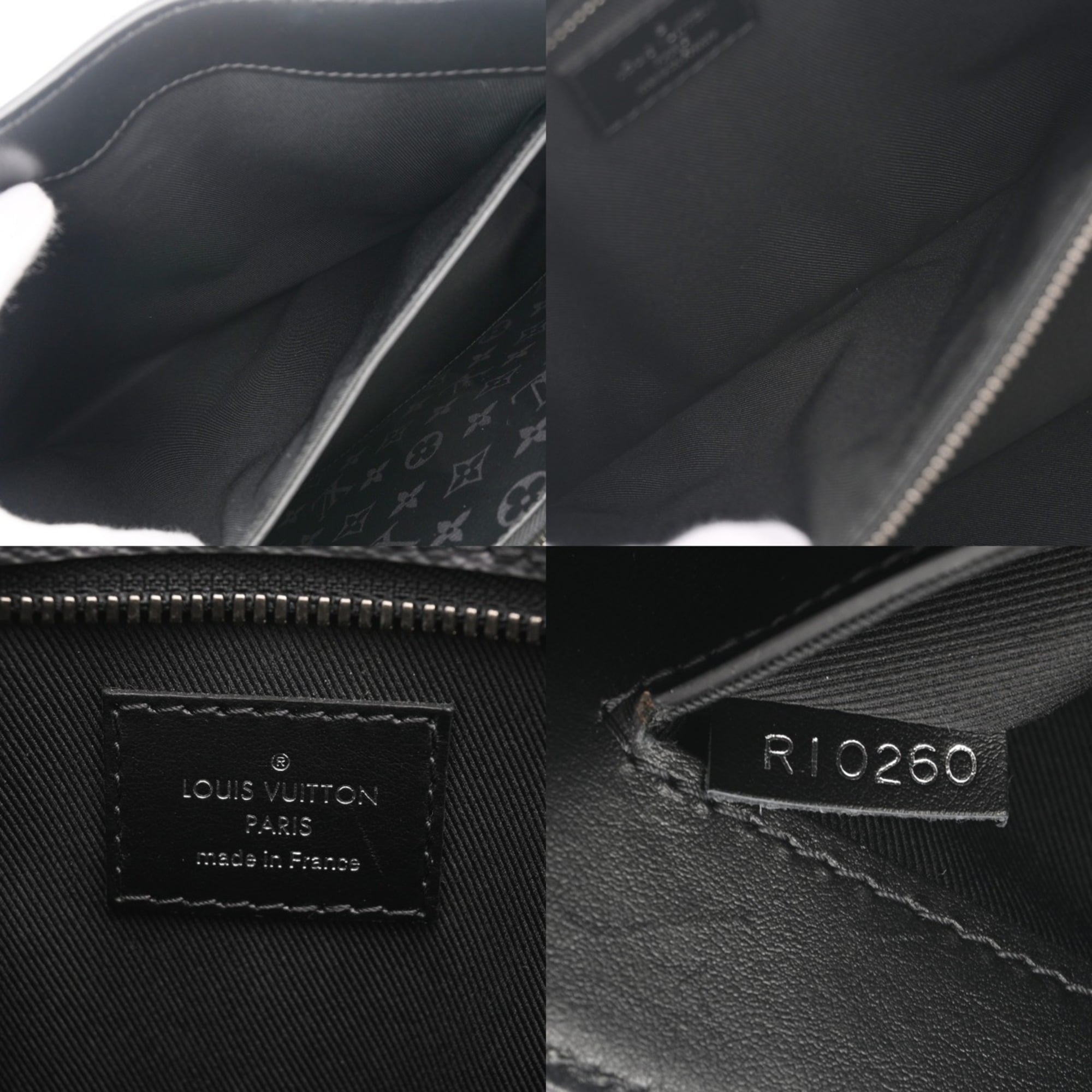Louis Vuitton Black Gray Monogram Eclipse Monogram Eclipse Tote Bag