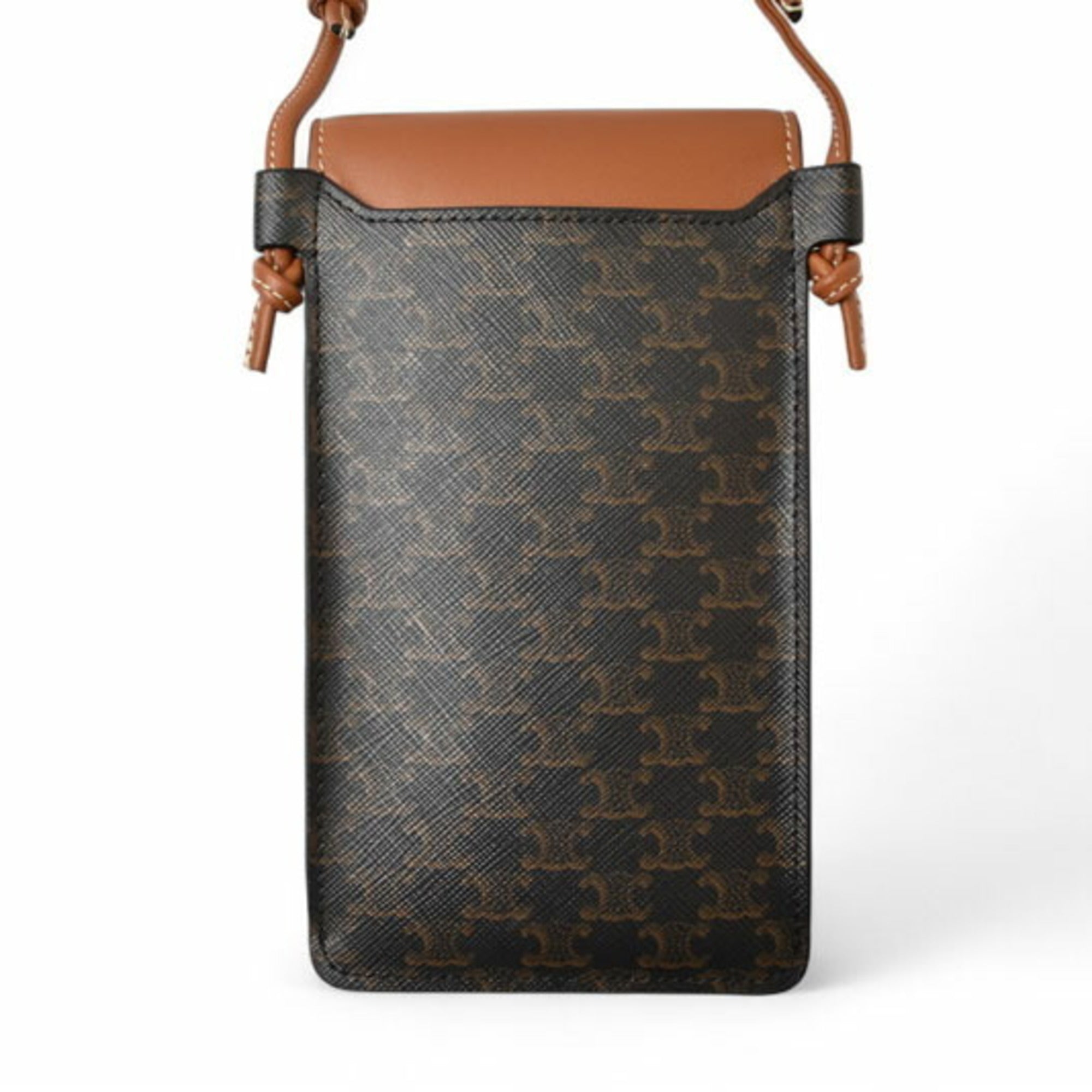 Celine Brown Pvc Leather Shoulder Bag