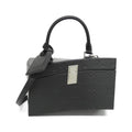Louis Vuitton Black Leather Handbag