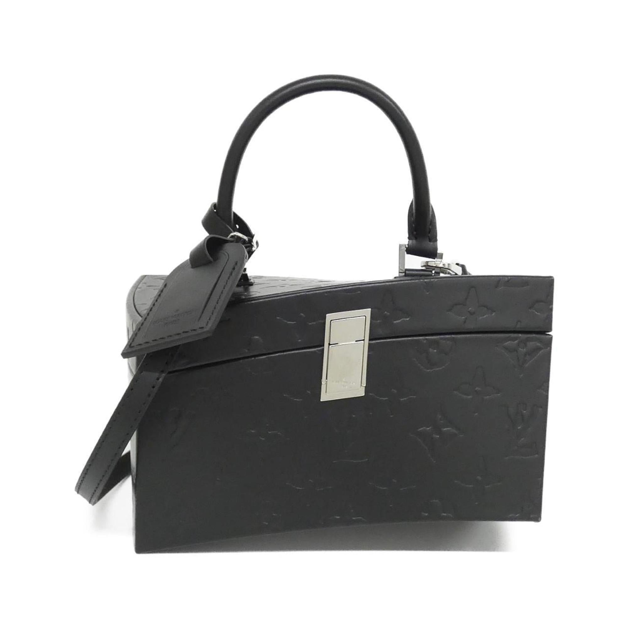Louis Vuitton Black Leather Handbag