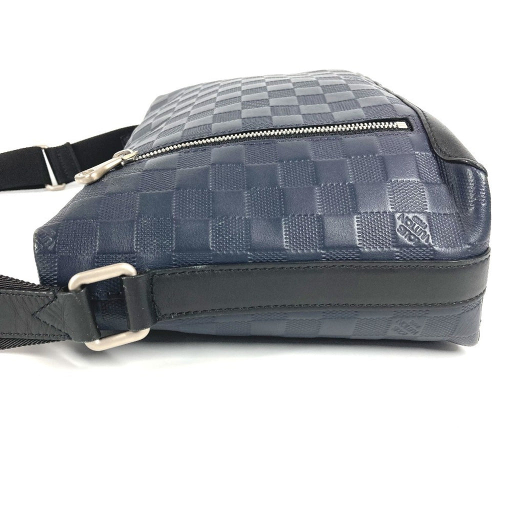 Louis Vuitton Black Galle Navy Damier Infini Shoulder Bag