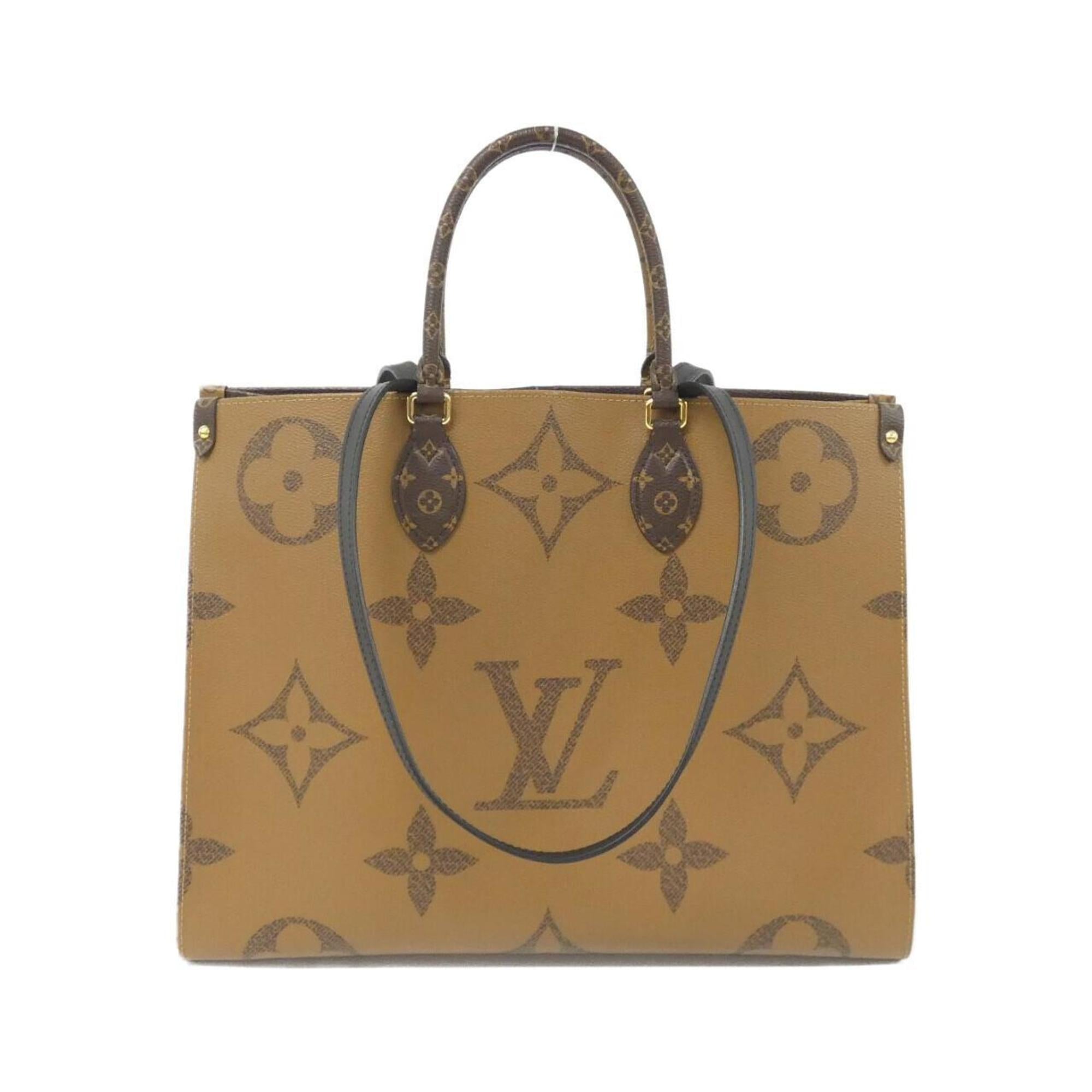 Louis Vuitton Marron Coated Canvas Handbag