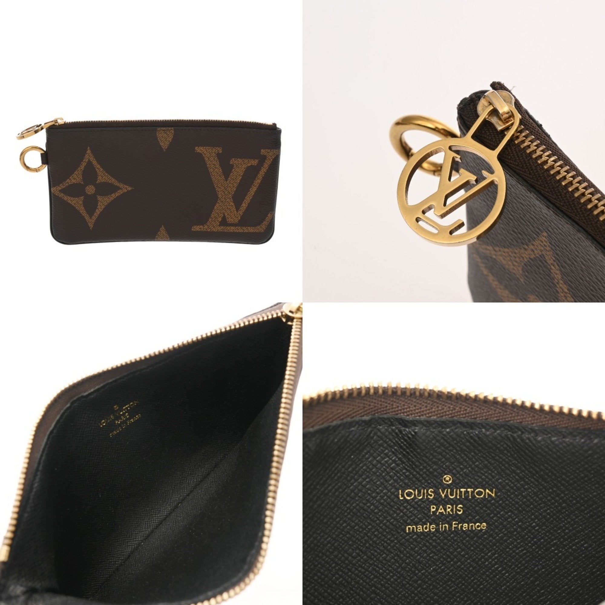 Louis Vuitton Brown Camel Monogram Canvas Pochette Pouch