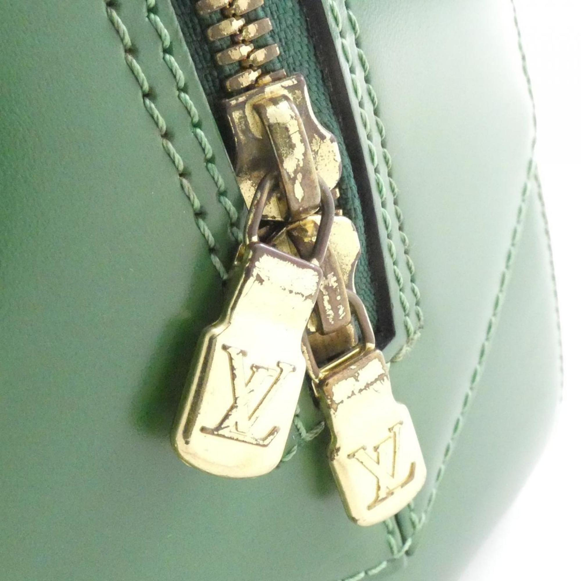 Louis Vuitton Green Leather Handbag