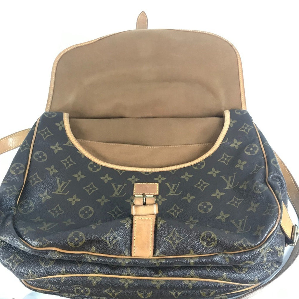 Louis Vuitton Brown Monogram Canvas Shoulder Bag