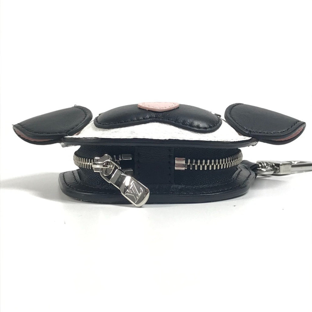 Louis Vuitton Black Multi-Color White Monogram Canvas Coin Purse/Coin Case