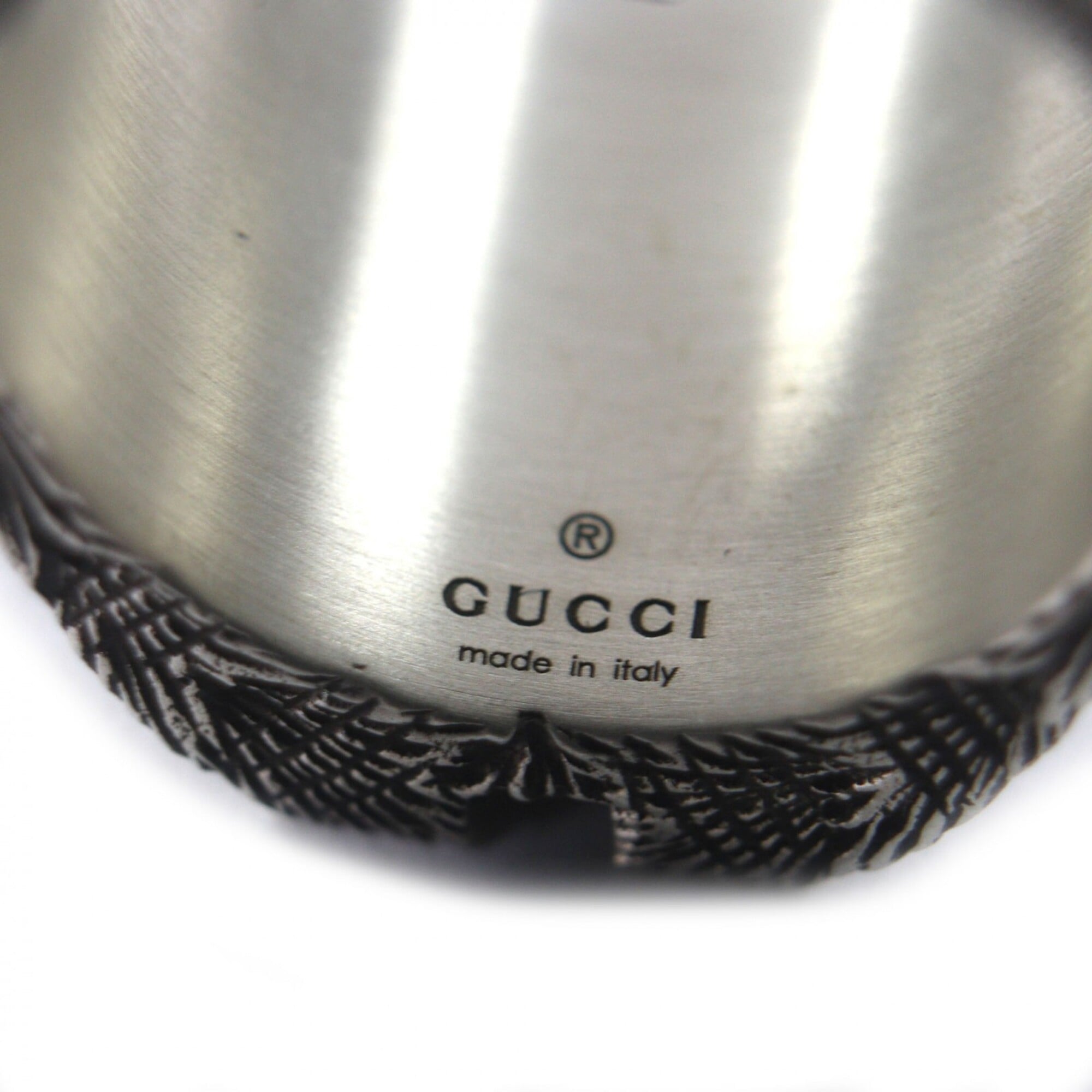 Gucci Silver 925 Band Ring (Pre-Owned)