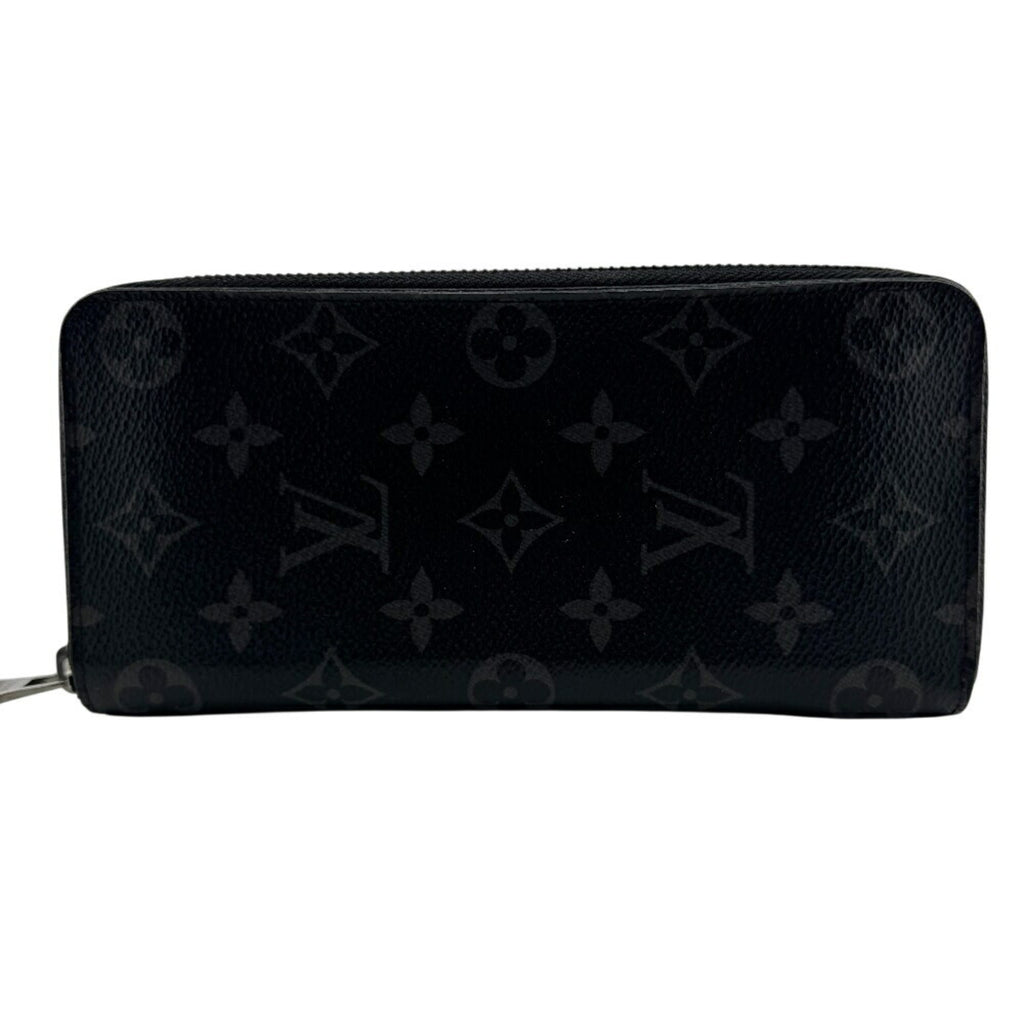 Louis Vuitton Black Gray Monogram Eclipse Monogram Eclipse Wallet
