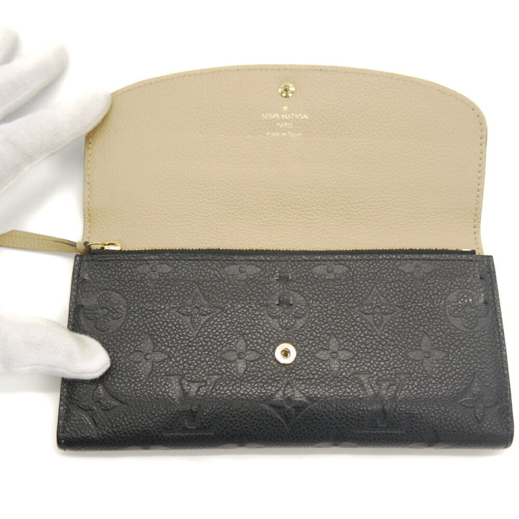 Louis Vuitton Monogram Noir Monogram Empreinte Long Wallet