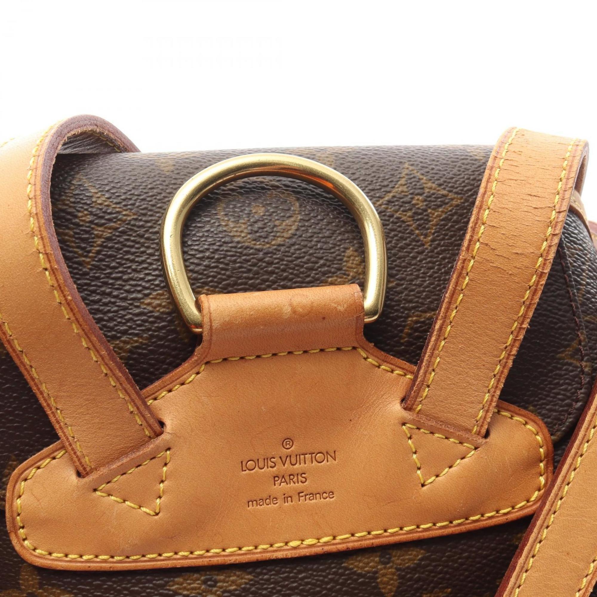 Louis Vuitton Brown Monogram Monogram Leather Backpack