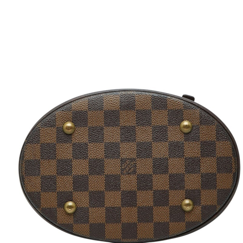 Louis Vuitton Brown Pvc Leather Shoulder Bag Tote Bag