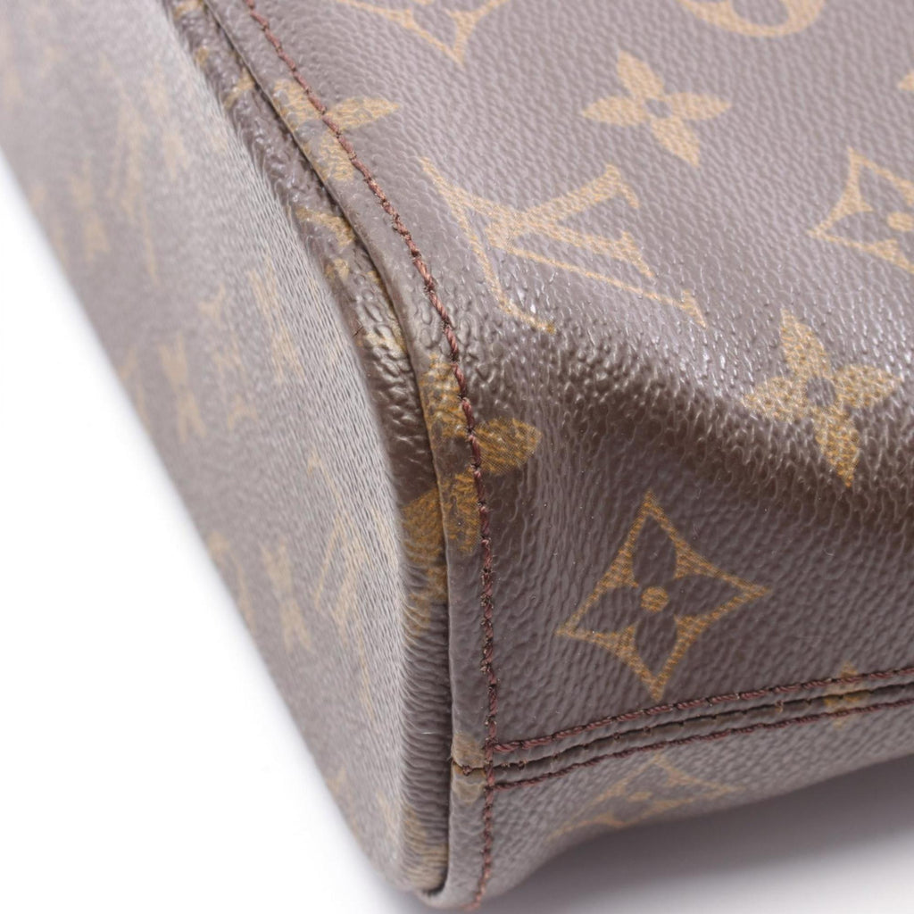 Louis Vuitton Brown Coated Canvas Pvc Leather Handbag