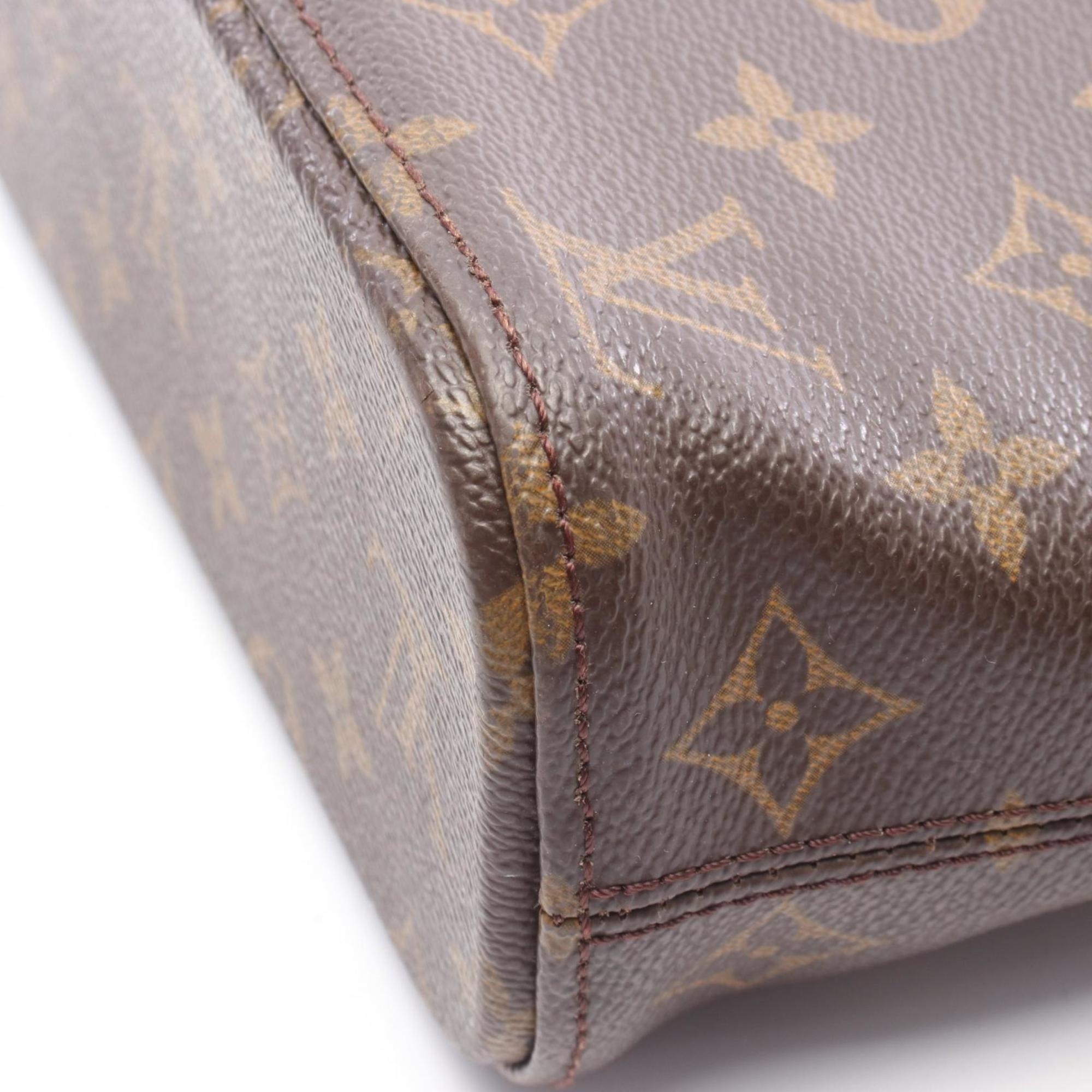 Louis Vuitton Brown Coated Canvas Pvc Leather Handbag