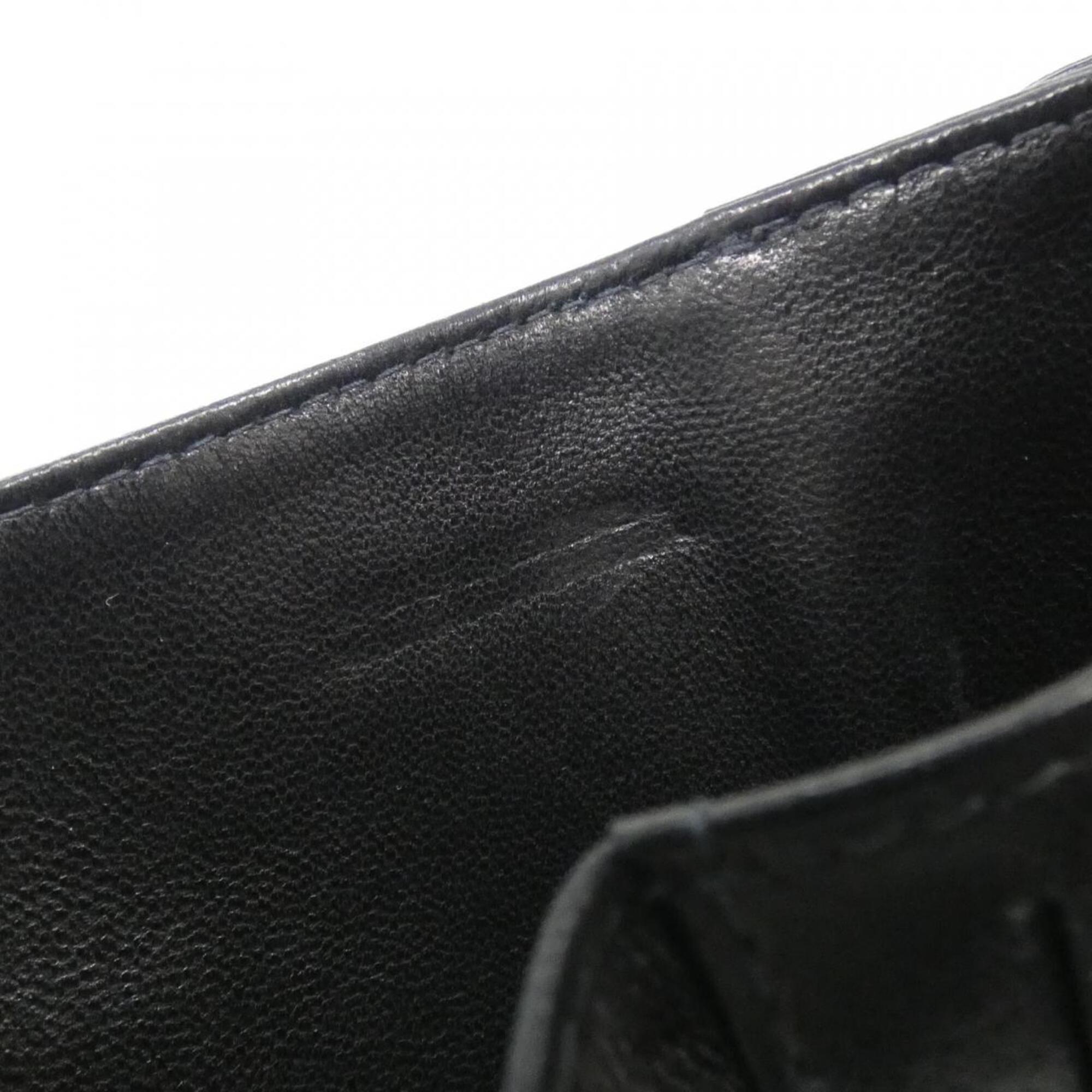 Chanel Black Grained Calfskin
