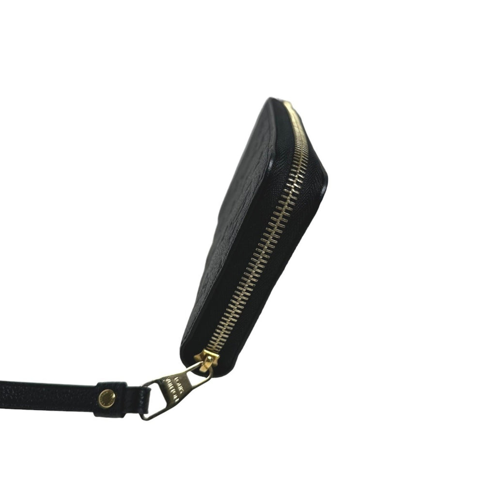 Louis Vuitton Black Monogram Empreinte Long Wallet